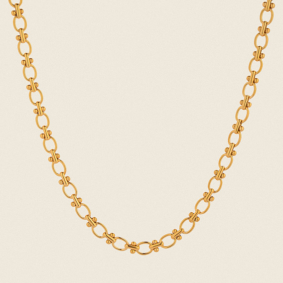 7мм 304 ожерелья из нержавеющей стали ручной работы с овальными звеньями