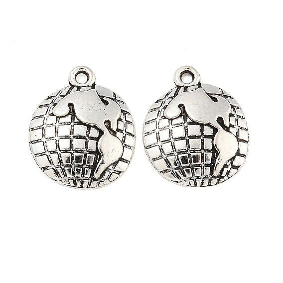 Tibetan Style Zinc Alloy Earth Charms, 2x16x3mm, Hole: 1.5mm, about 500pcs/500g