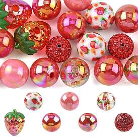 DIY Acrylic and Pave Disco Ball Beads Findings Kits