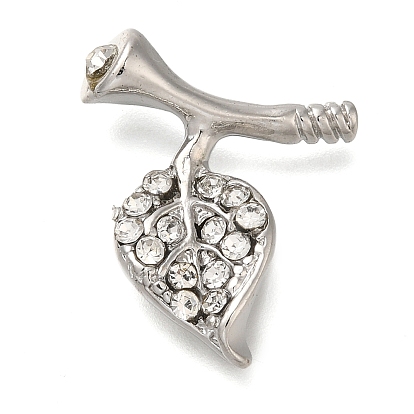 Стойка из латуни с отделкой стразами, долговечный, без кадмия и без свинца