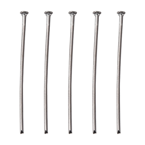 Iron Flat Head Pins, Cadmium Free & Lead Free, 30x0.75~0.8mm, about 6730pcs/1000g
