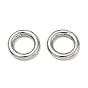 1 puerta de resorte de acero inoxidable, o anillos, revestimiento de iones (ip), anillo