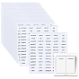 PVC Waterproof Home Electrical Switch & Outlet Label Stickers