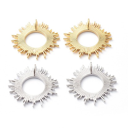 Латунные подвески с изображением солнечного затмения, долговечный, солнце