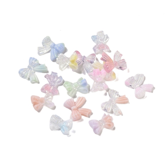 Светящаяся смола декодирует кабошоны, светится в темноте, бантом