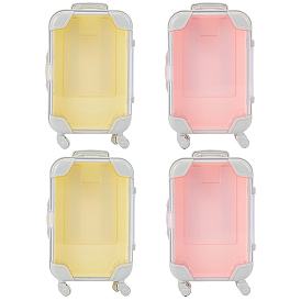 4 шт. 2 цвета мини-пластиковые чемоданы упаковочные коробки для хранения конфет мелкие предметы