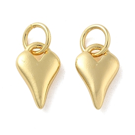 Латунь прелести, сердце, с целью перехода в кольце, без свинца и без кадмия, долговечный, стойки покрытие