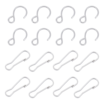 304 Stainless Steel Quick Link Connectors & Hook and S Hook Clasps