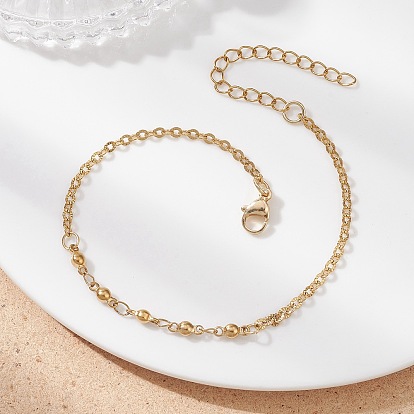 304 Браслеты из цепей и тросов из нержавеющей стали для женщин