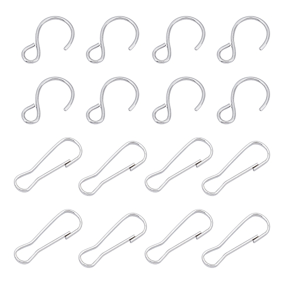 304 Stainless Steel Quick Link Connectors & Hook and S Hook Clasps