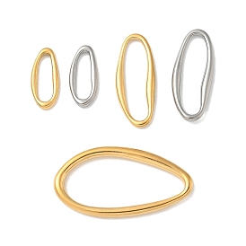 304 нержавеющей стали связывающий кольца, ионное покрытие (ip), слеза / овальные