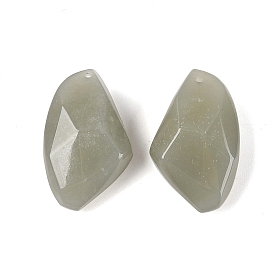 Natural Hetian Jade Nuggets Pendants, Wish Stone Charms