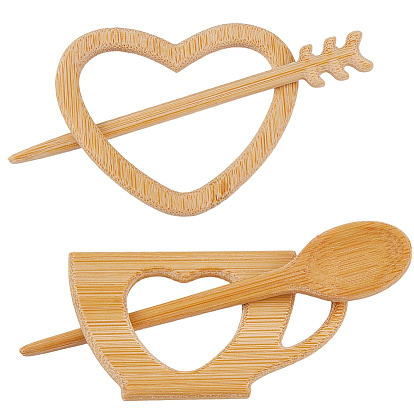 2 наборы 2 стили деревянных брошей