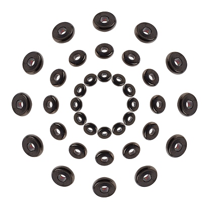 Вакуумное покрытие pvd 304 разделительные бусины из нержавеющей стали, пончик