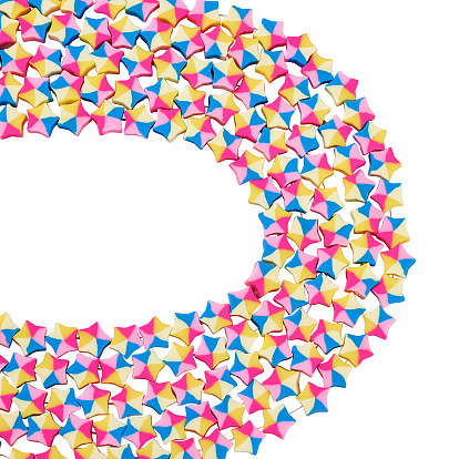 Бусины из полимерной глины , звезда