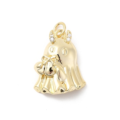 Латунные микро проложить кубического циркония подвески, призрак, без кадмия и без свинца, стойки покрытие, долговечный, с целью перехода в кольце