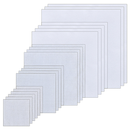5 стили вышивки крестом листы ткани, хлопчатобумажная ткань аида, квадратный