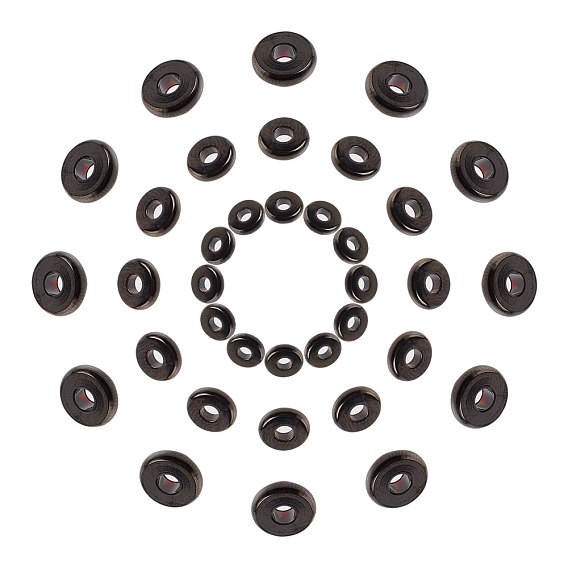 PVD Vacuum Plating 304 Stainless Steel Spacer Beads, Donut