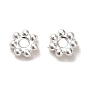 Perles en alliage plaqué longue durée, fleur 8 pétales