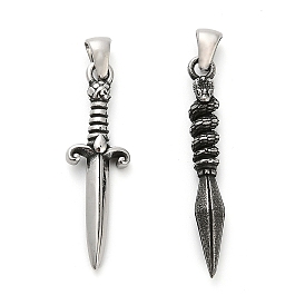 316 хирургические подвески из нержавеющей стали, кинжал очарование