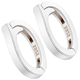 2шт. застежки-клипсы из стерлингового серебра, овальные, 1 листовая двухсторонняя замшевая ткань, ткань для полировки серебра