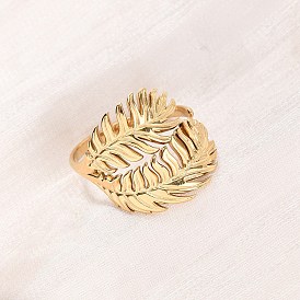 304 открытые манжеты из нержавеющей стали для женщин, лист, ионное покрытие (ip)