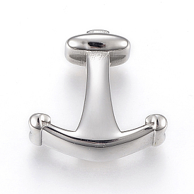 304 Stainless Steel Slide Charms, Anchor