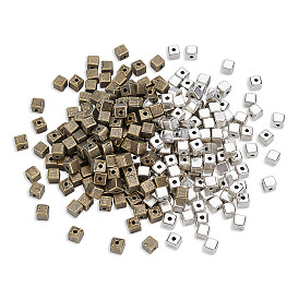 Tibetan Style Alloy Beads, Cube