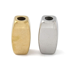 304 из нержавеющей стали бусы, ионное покрытие (ip), прямоугольная призма