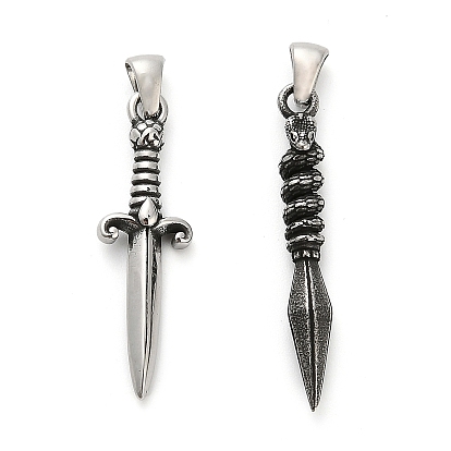 316 хирургические подвески из нержавеющей стали, кинжал очарование