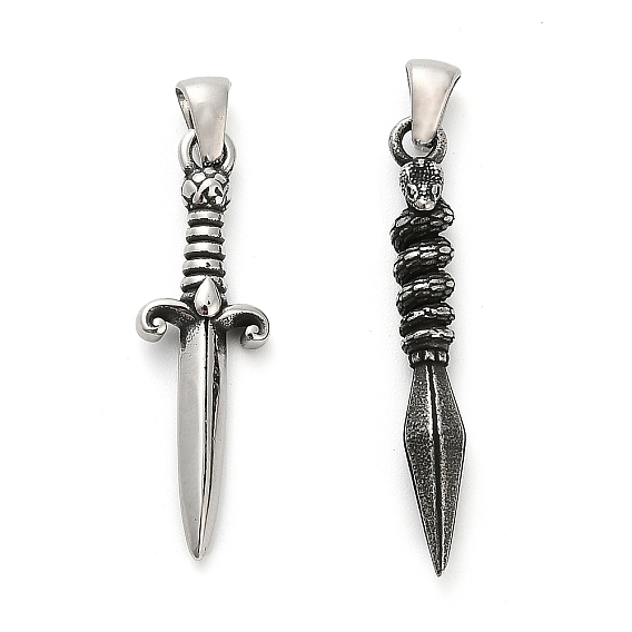 316 хирургические подвески из нержавеющей стали, кинжал очарование