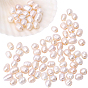 Grade B Natural Cultured Freshwater Pearl Beads, Nice for Mother's Day Earring Making, Oval