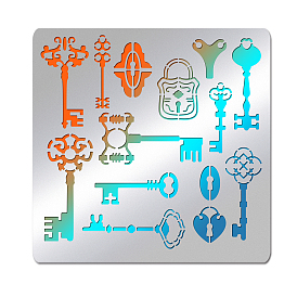 Трафареты для штампов из нержавеющей стали, для diy scrapbooking / фотоальбом, декоративная тисняющая бумажная карточка, матовый цвет нержавеющей стали