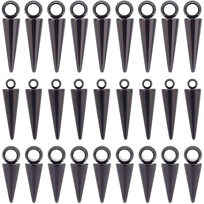 30 шт 3 стиль 304 подвески из нержавеющей стали, конус