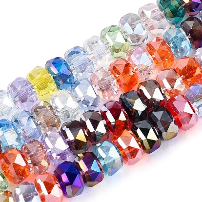 Гальванизируйте прозрачное стекло бисер нитей, рондель, граненые