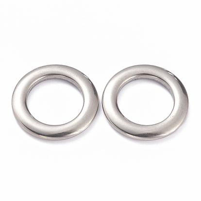201 acier inoxydable reliant bagues, rond
