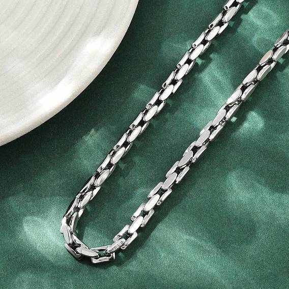 304 ожерелья из звеньевой цепи из нержавеющей стали для женщин и мужчин