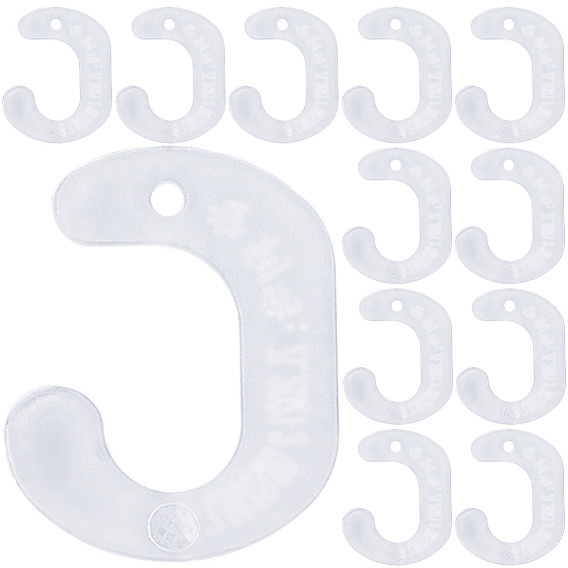 110шт пластиковый крючок для декоративной цепочки для обуви