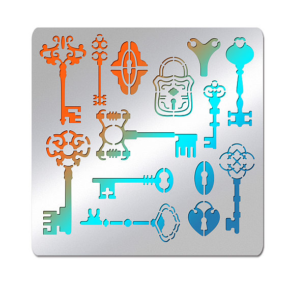 Трафареты для штампов из нержавеющей стали, для diy scrapbooking / фотоальбом, декоративная тисняющая бумажная карточка, матовый цвет нержавеющей стали