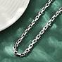 304 ожерелья из звеньевой цепи из нержавеющей стали для женщин и мужчин