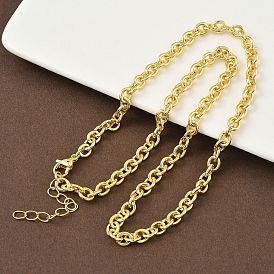 5Мм латунные цепочки-цепочки для женщин, стойки покрытие, долговечный, без свинца и без кадмия