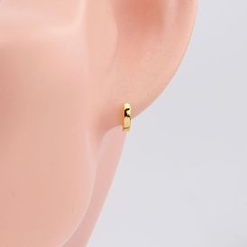 925 boucles d'oreilles basiques minimalistes en argent - casual, brillant, ton froid, polyvalent.