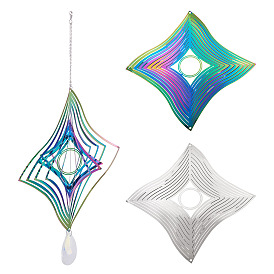 2 шт. 2 цвета 201 соединительные элементы/звенья из нержавеющей стали, волнистые квадратных, гравированные металлические украшения