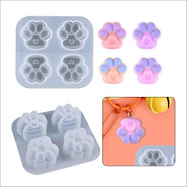 Silicone Molds, Resin Casting Molds, For UV Resin, Epoxy Resin Craft Making, Square with Cat Claw