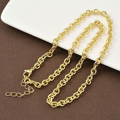 5Мм латунные цепочки-цепочки для женщин, стойки покрытие, долговечный, без свинца и без кадмия
