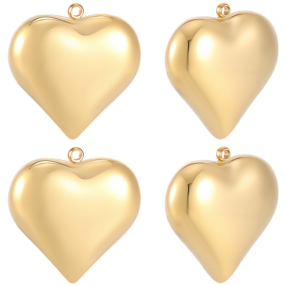 8шт. 316 подвески из хирургической нержавеющей стали, сердце