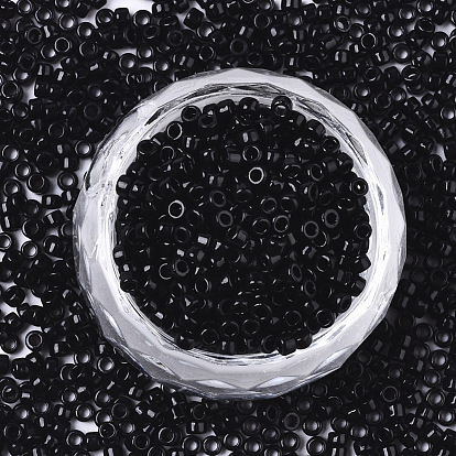 Opaque Glass Seed Beads, Fit for Machine Eembroidery, Round