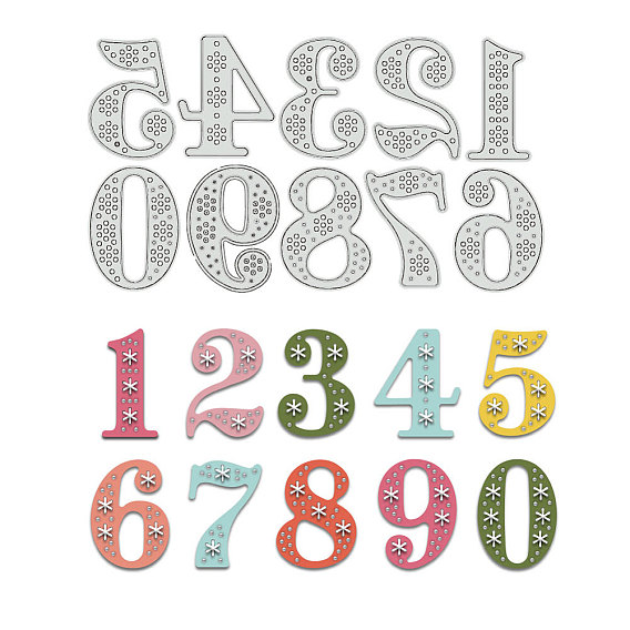 Номер 0~9 трафареты для резки углеродистой стали, для diy scrapbooking, Фотоальбом, декоративная бумага для тиснения