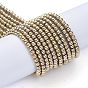 Electroplate Glass Beads Strands, Full Plated, Round