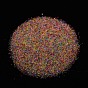 Glass Caviar Nail Beads, Micro Beads, No Hole, Transparent Colours, 0.4~0.6mm